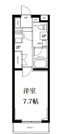 新井薬師前駅 徒歩3分 3階の物件間取画像